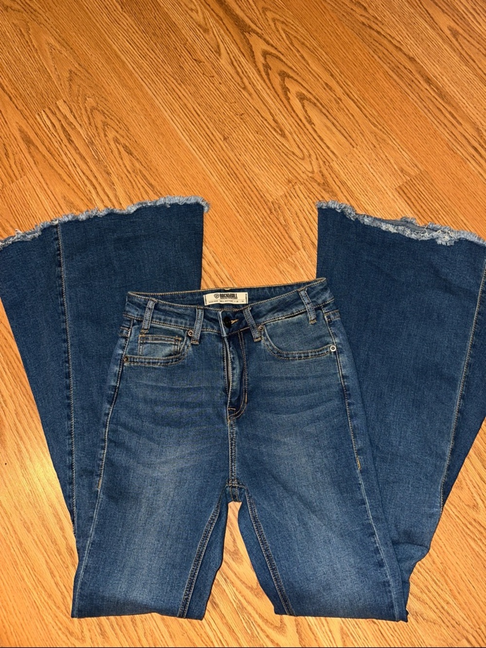 High Rise Bell Bottom Jeans
